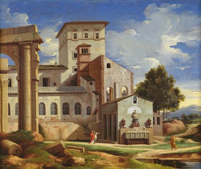 Italian Landscape by Pierre Lemaire